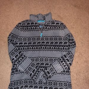 Chubbies Grey Quarter Zip Pullover